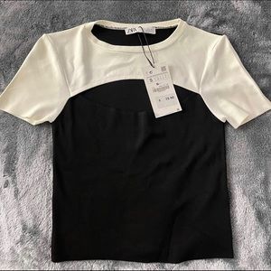 zara top | has cut out in front | size small NWT